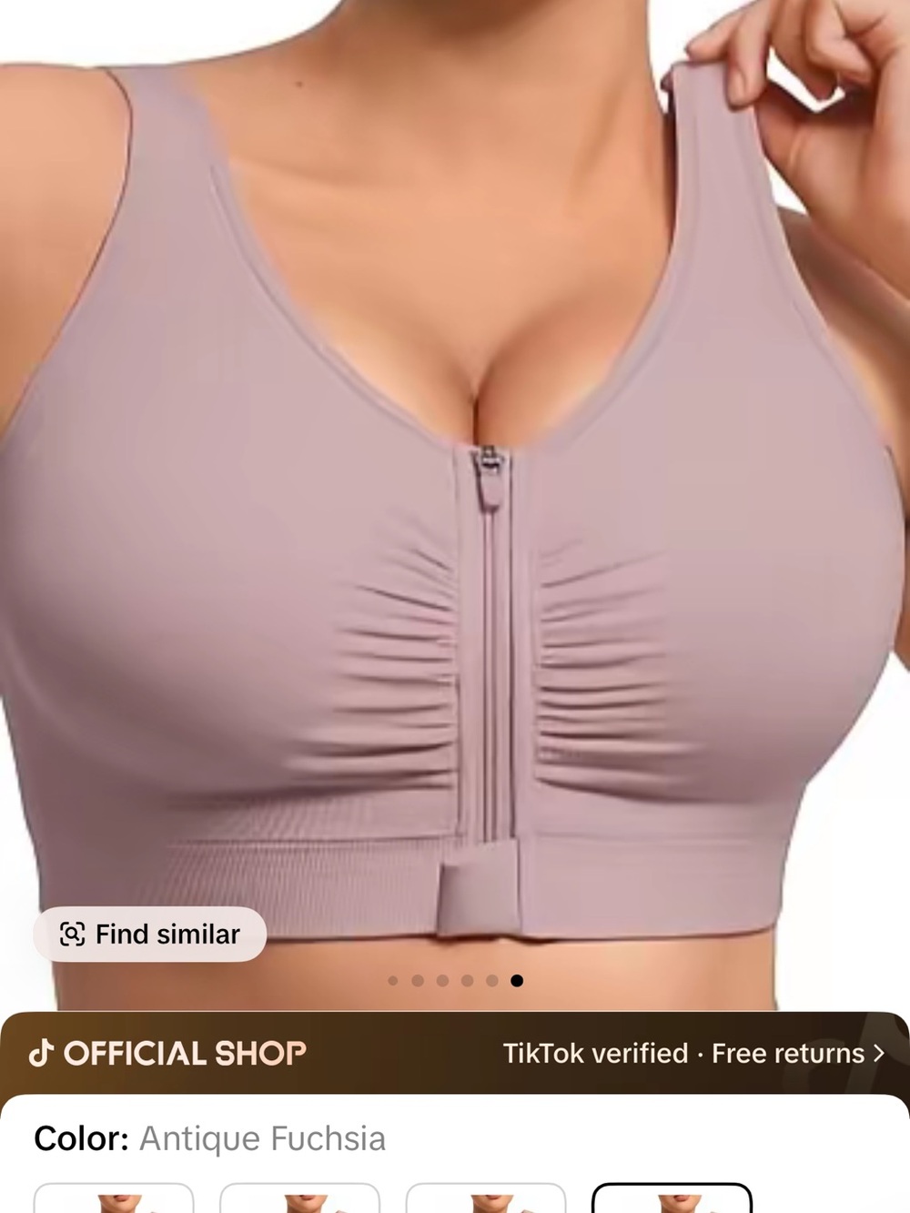 ✨FeelinGirl Zip Front Comfort Bra